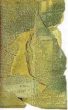 Op dit Assyrische kleitablet uit de 7de eeuw voor Christus wordt gewaarschuwd voor zware regens en overstromingen.